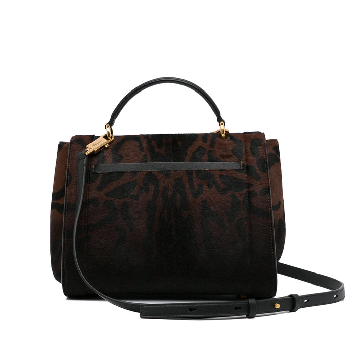 Gancini Sofia Satchel Brown - Gaby Paris