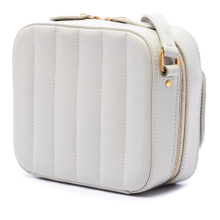 Saint Laurent Toy Matelassé Cuir d’agneau Vicky Sac caméra
