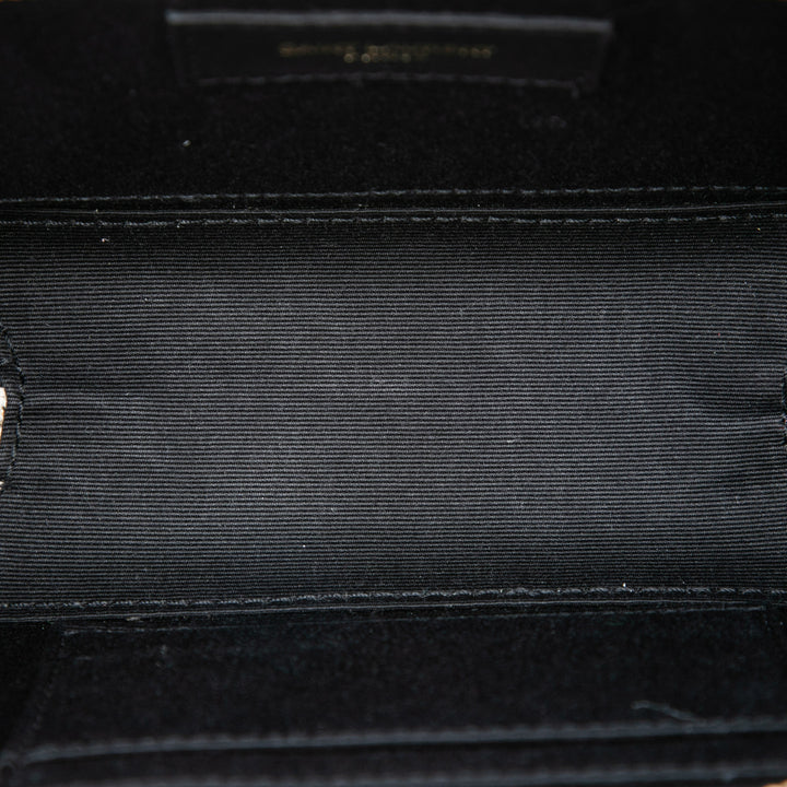 Saint Laurent Toy Matelassé Cuir d’agneau Vicky Sac caméra