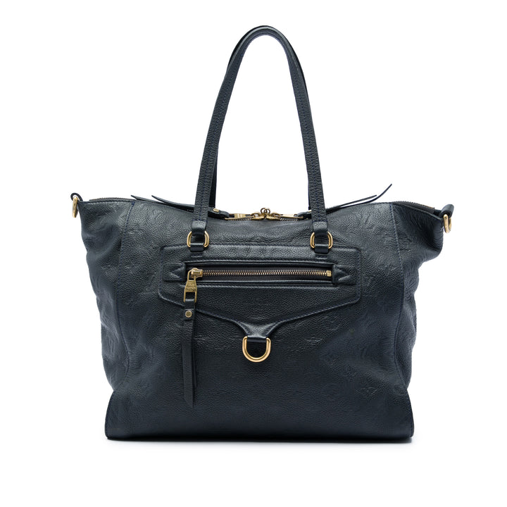 Louis Vuitton Sac à main Lumineuse Monogram Empreinte PM Bleu – vue principale – GABY PARIS
