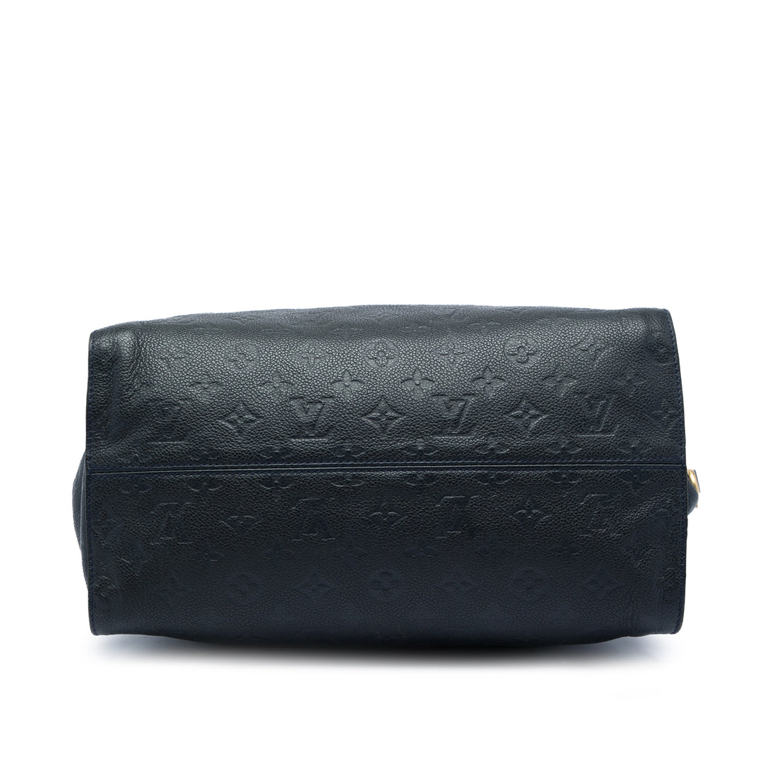Louis Vuitton Sac à main Lumineuse Monogram Empreinte PM Bleu – vue 3 – GABY PARIS