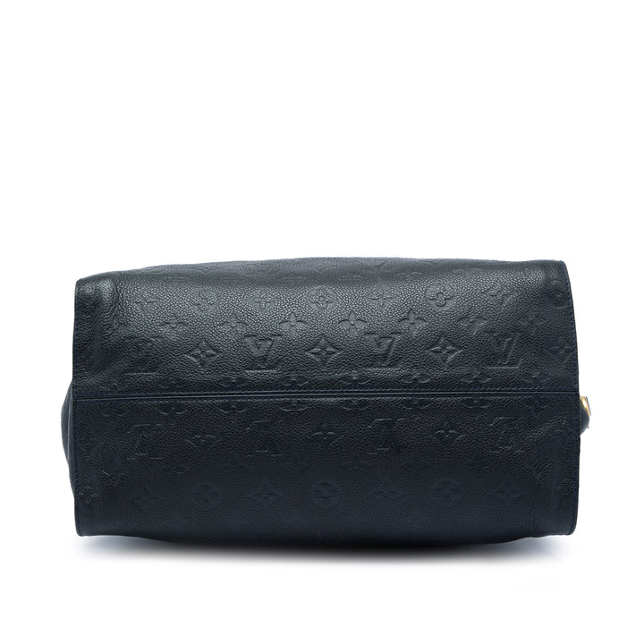 Louis Vuitton Sac à main Lumineuse Monogram Empreinte PM Bleu – vue 3 – GABY PARIS