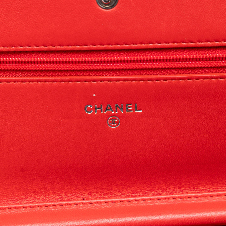 Chanel Matelassé Cuir d’agneau Boy Wallet on Chain