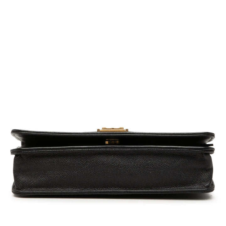 Chanel Matelassé Caviar Boy Wallet on Chain