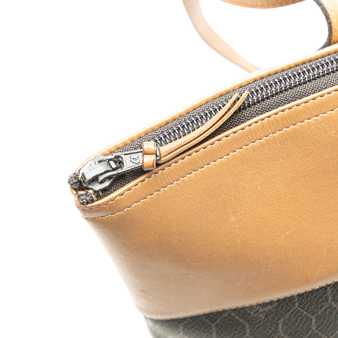 Honeycomb Coated Canvas Tote Black - Gaby Paris