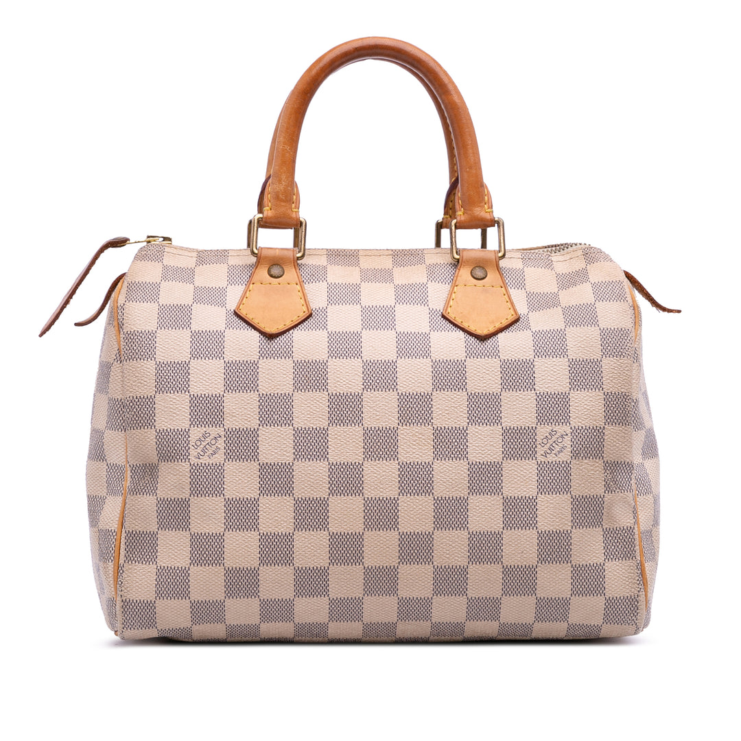 Damier Azur Speedy 25 White - Gaby Paris
