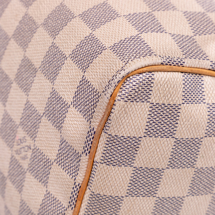 Damier Azur Speedy 25 White - Gaby Paris