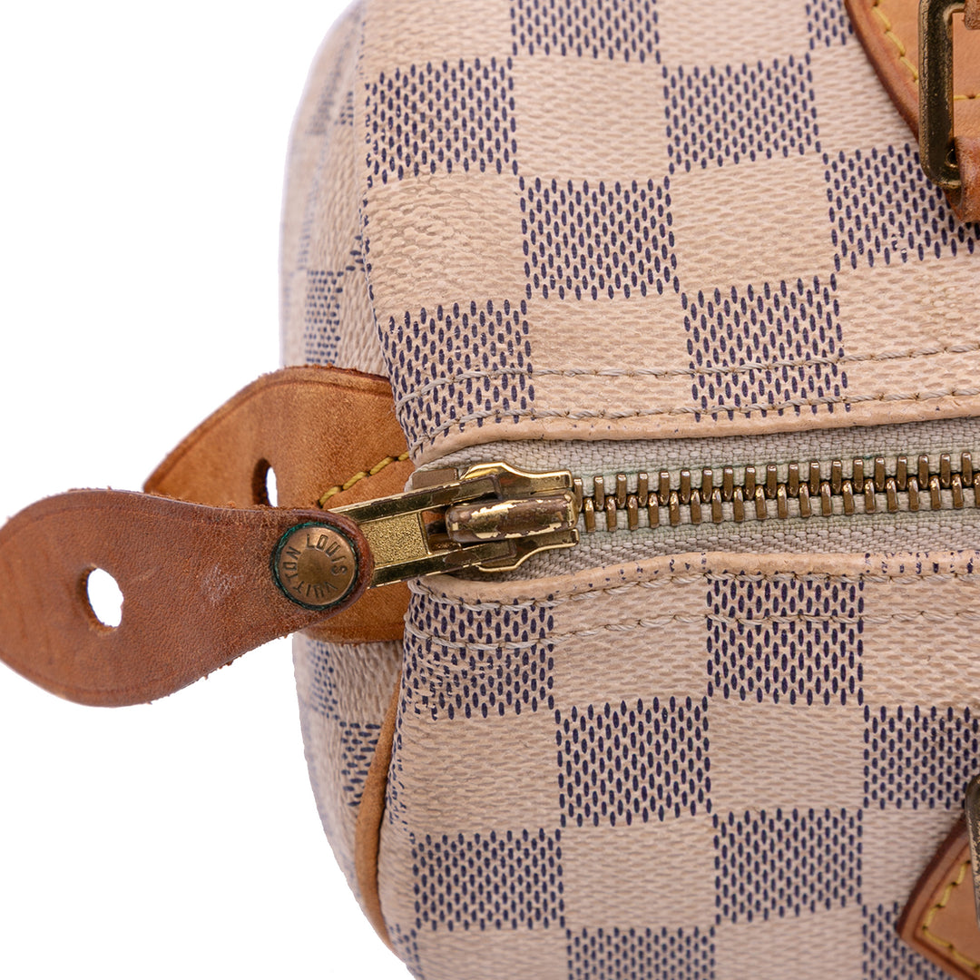 Damier Azur Speedy 25 White - Gaby Paris