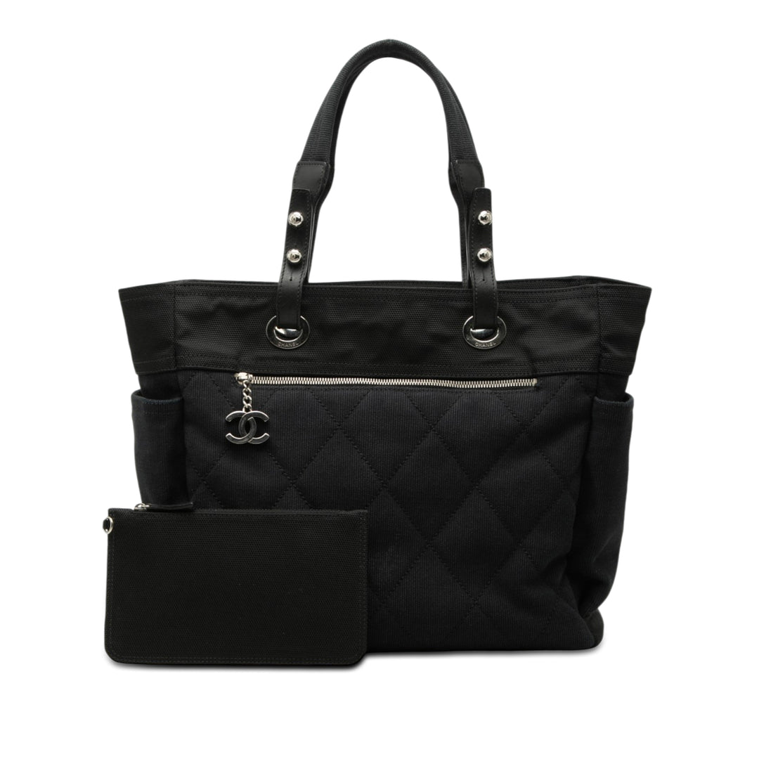 Chanel Matelassé Paris Biarritz Cabas Grand Toile