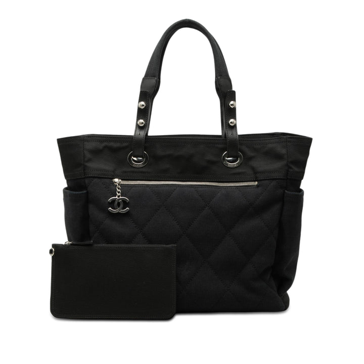 Chanel Matelassé Paris Biarritz Cabas Grand Toile