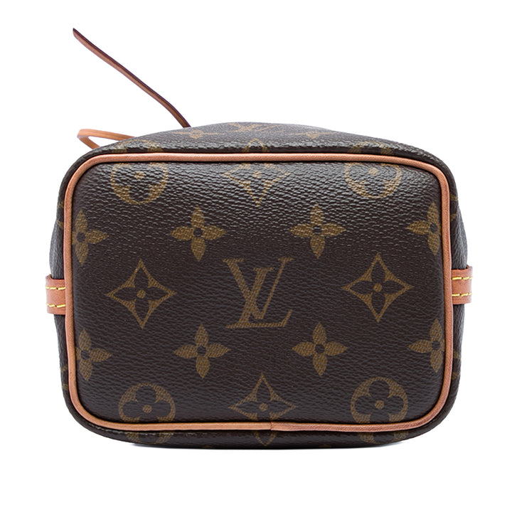 Louis Vuitton Noe Nano Monogram Marron – vue 3 – GABY PARIS