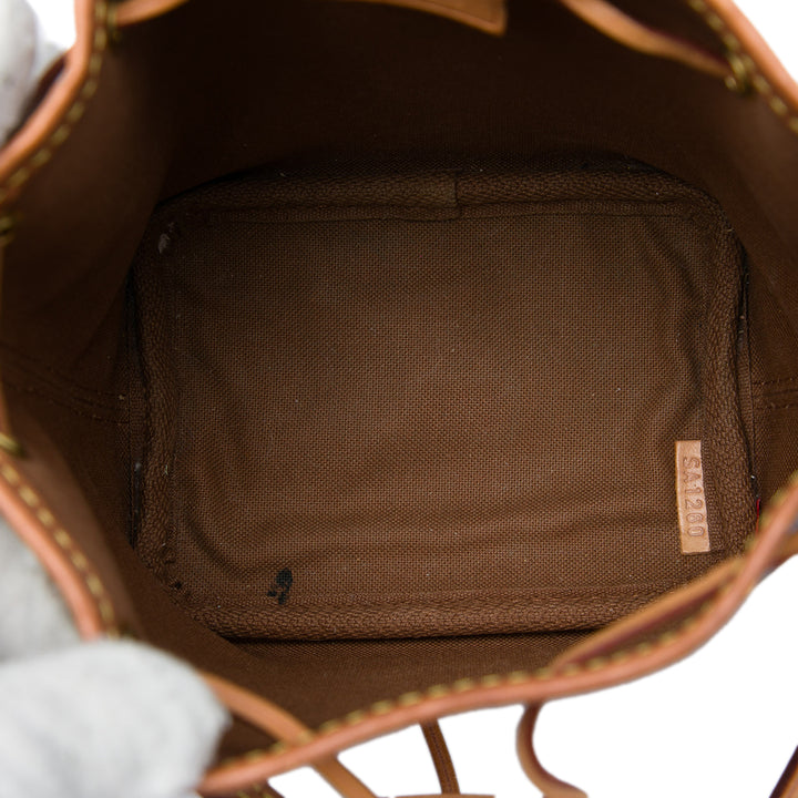 Louis Vuitton Noe Nano Monogram Marron – vue 4 – GABY PARIS