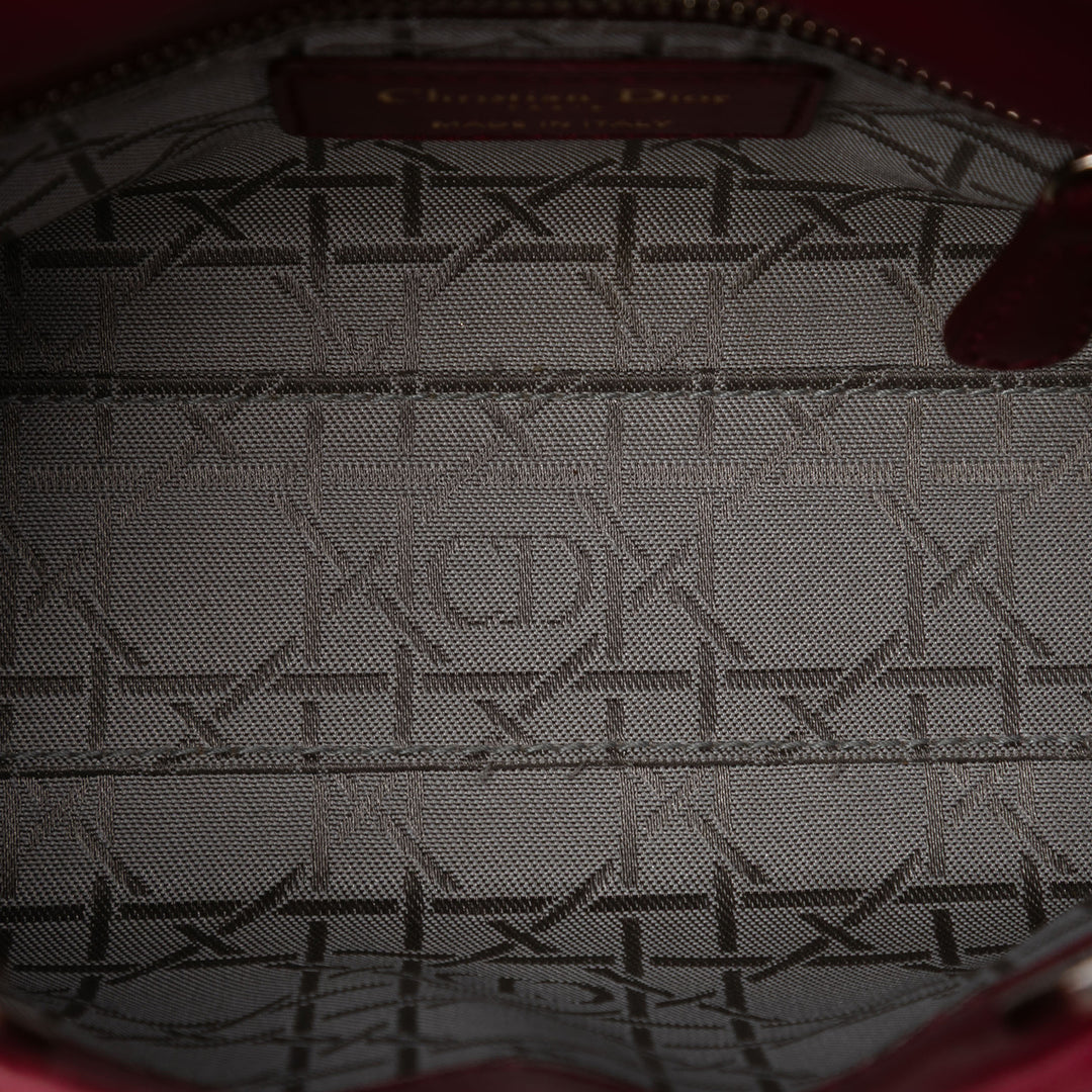 Dior Mini Cuir d’agneau Cannage Lady Dior