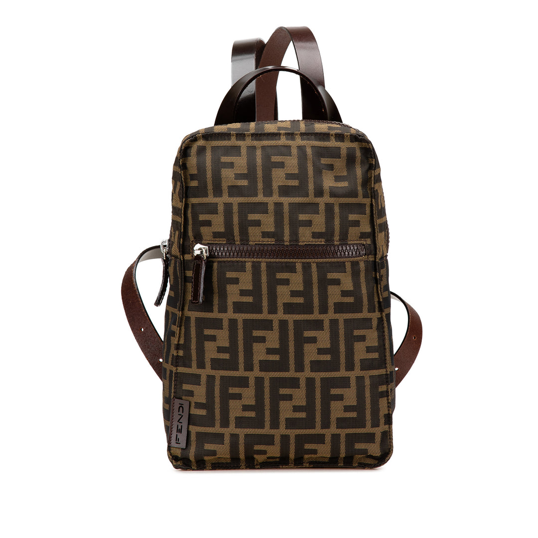 Zucca Canvas Backpack Brown - Gaby Paris