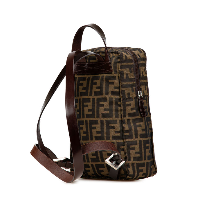 Zucca Canvas Backpack Brown - Gaby Paris