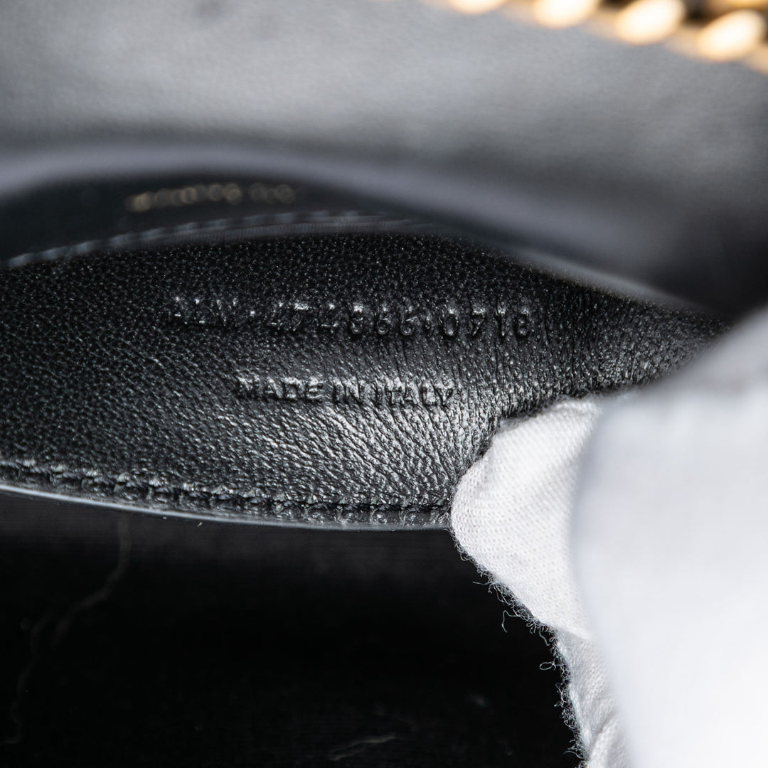 Saint Laurent Small Daim Monogram Kate Pompon Sac porté croisé
