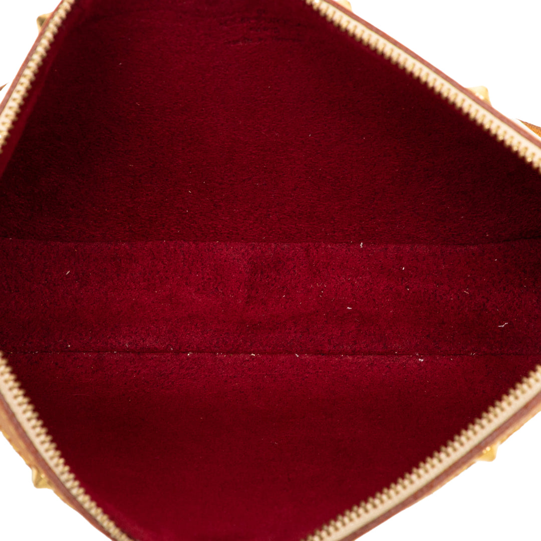 Pochette Accessoires Monogram Multicolore Blanc