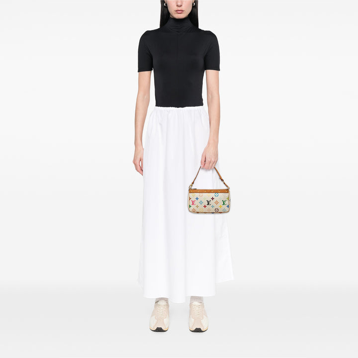 Pochette Accessoires Monogram Multicolore Blanc