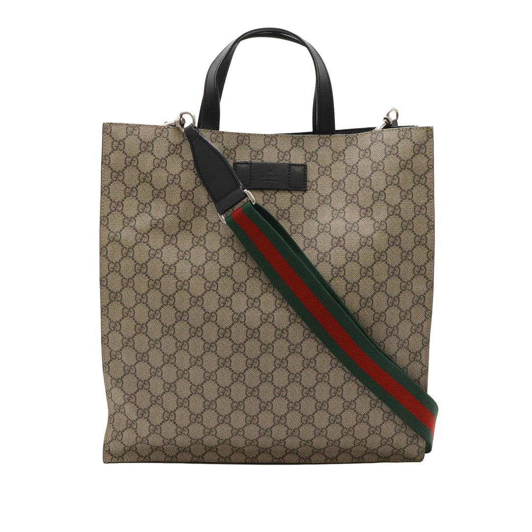 Gucci GG Supreme Web Vertical Sac