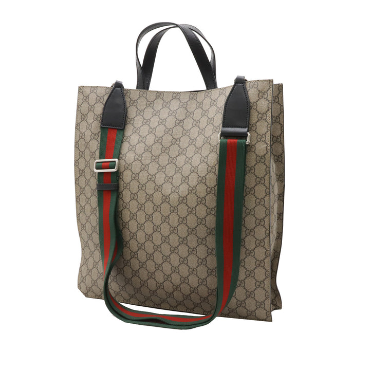 Gucci GG Supreme Web Vertical Sac