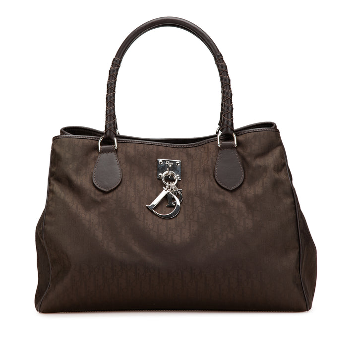 Medium Diorissimo Trotter Nylon Lovely Tote Brown - Gaby Paris