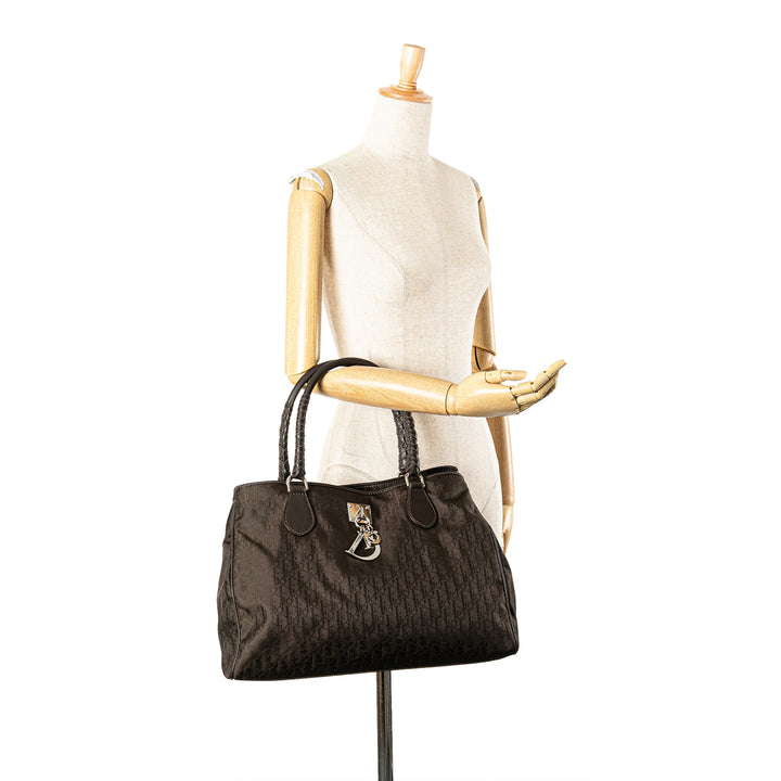 Medium Diorissimo Trotter Nylon Lovely Tote Brown - Gaby Paris