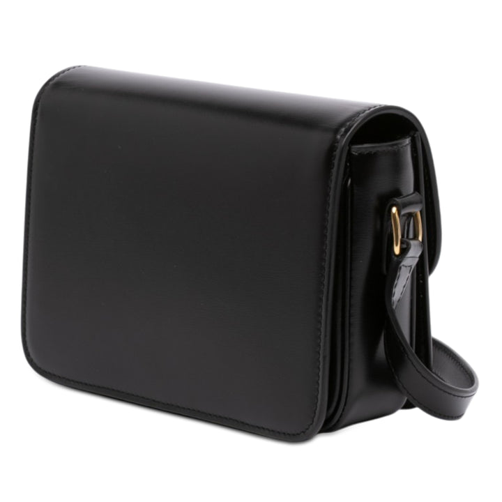Celine Teen brillant Cuir de veau Triomphe Sac porté croisé