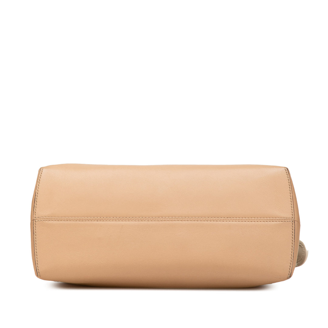 Large Leather By The Way Satchel Brown - Gaby Paris