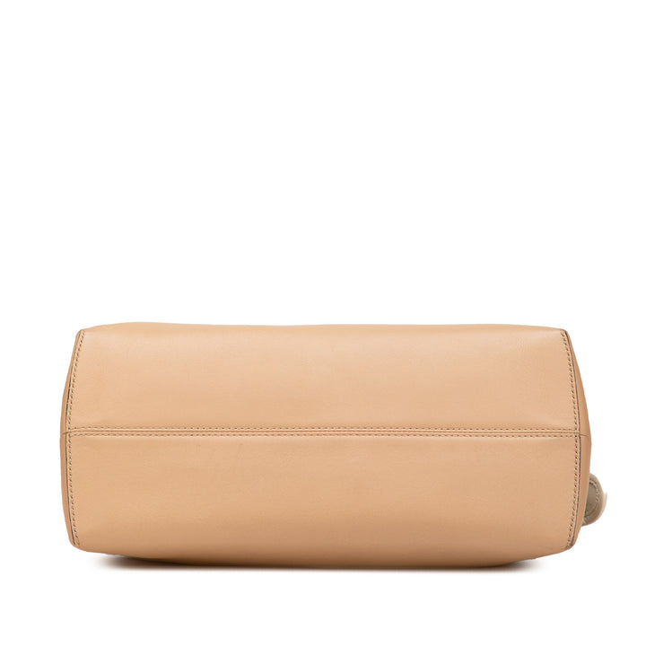Large Leather By The Way Satchel Brown - Gaby Paris