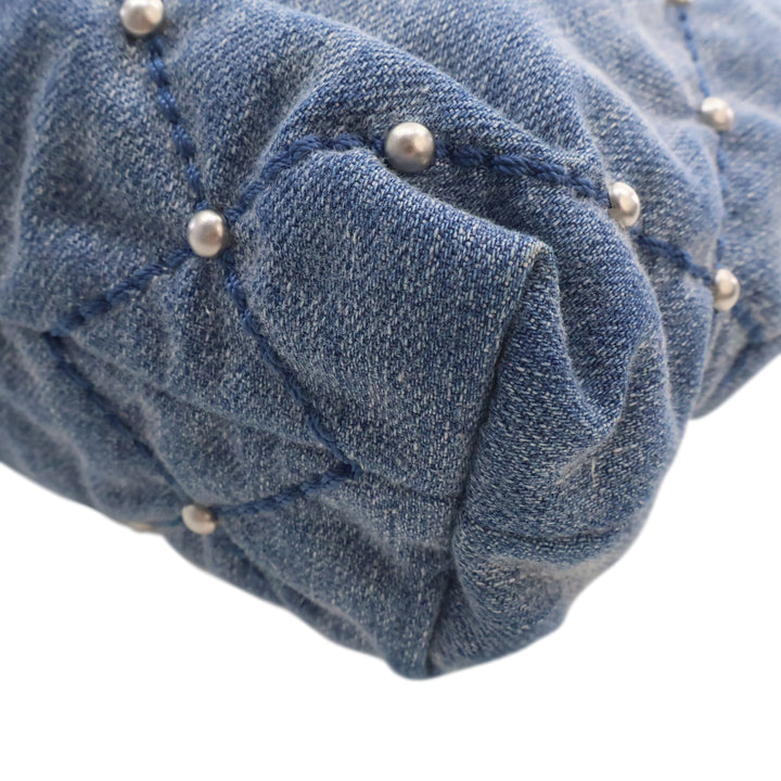 clouté 22 Sac Mini Jean Bleu