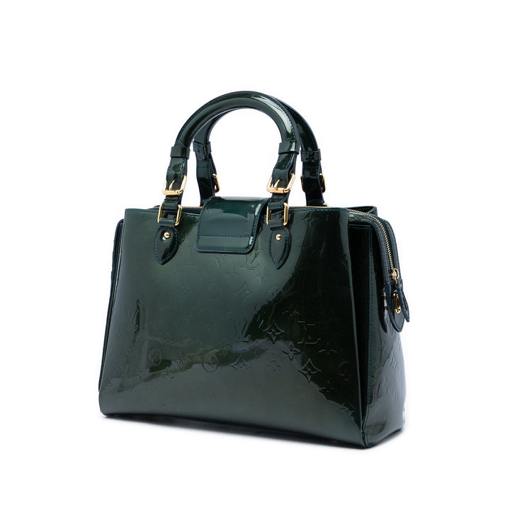 Melrose Avenue Cuir verni Monogram Vert