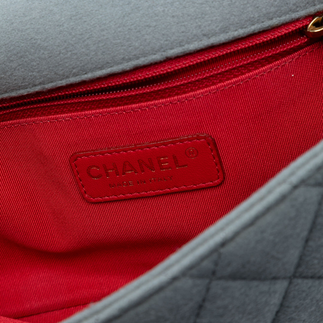 Chanel Paris Salzburg Medium Matelassé Felt CC Œillets à rabat – GABY PARIS Authentique