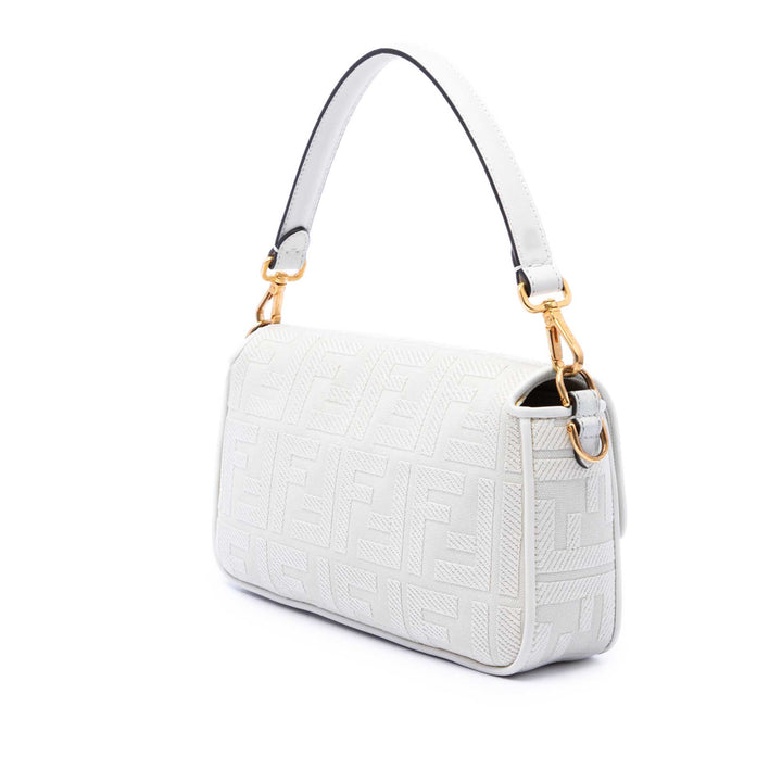 Fendi Zucca brodé Toile Baguette Sac