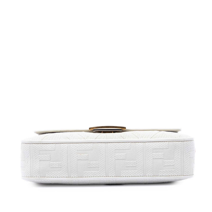 Fendi Zucca brodé Toile Baguette Sac