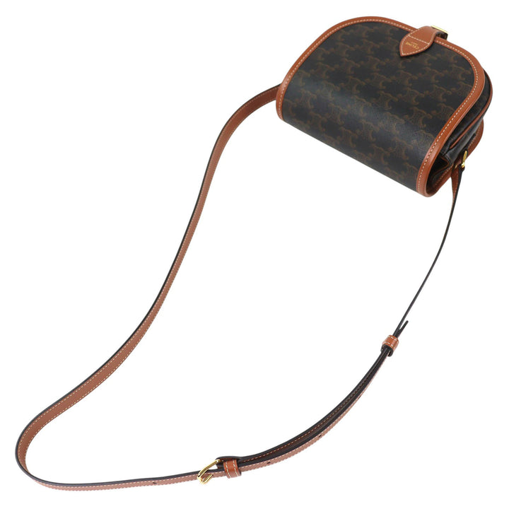 Triomphe Folco Sac Moyen Triomphe enduite Marron