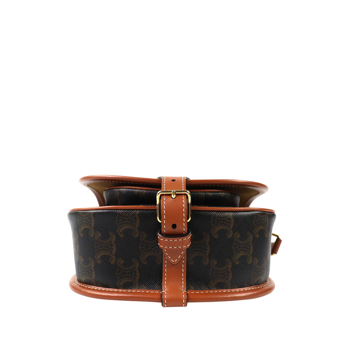 Triomphe Folco Sac Moyen Triomphe enduite Marron