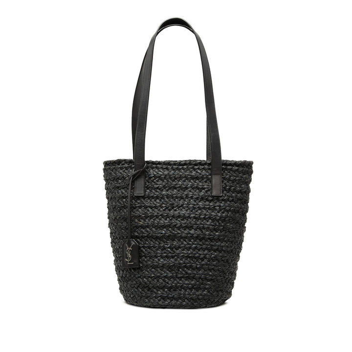Saint Laurent Small Raffia Panier Cabas
