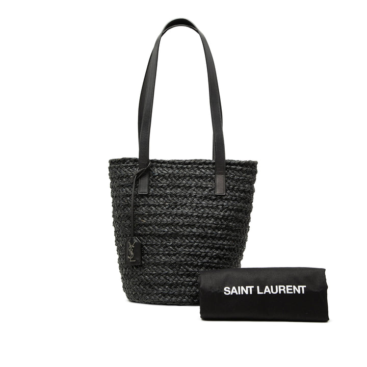 Saint Laurent Small Raffia Panier Cabas