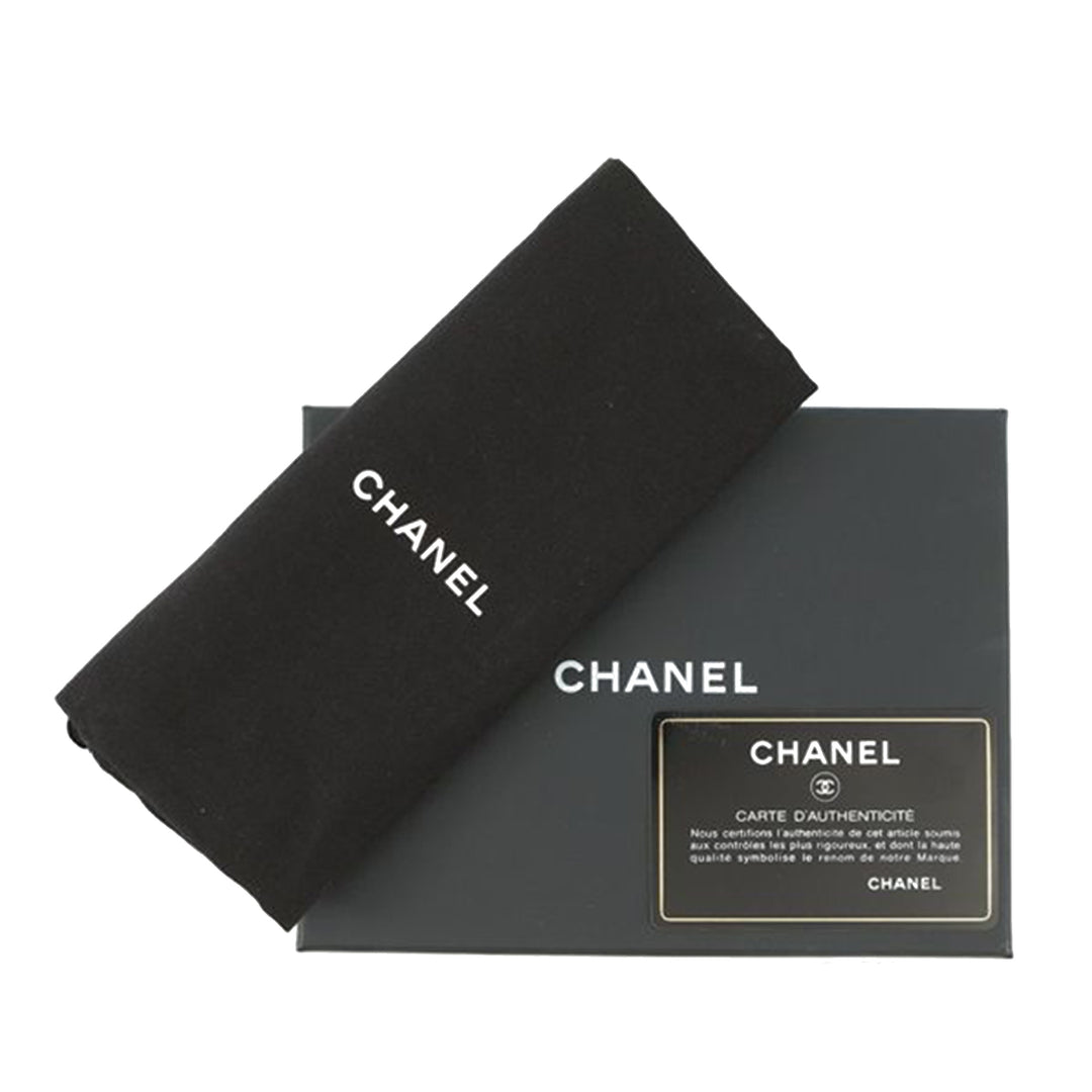 Chanel CC Matelassé Cuir d’agneau anse supérieure à rabat Coin Purse avec chaîne