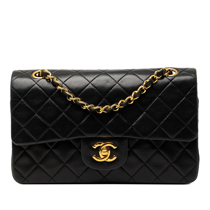 Chanel Small Classic Cuir d’agneau Double rabat