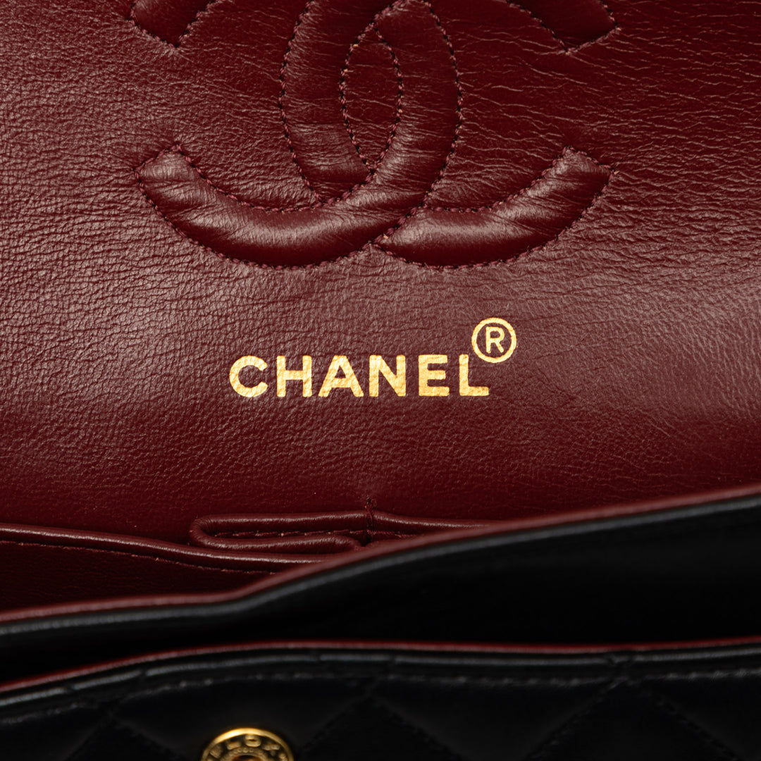 Chanel Small Classic Cuir d’agneau Double rabat