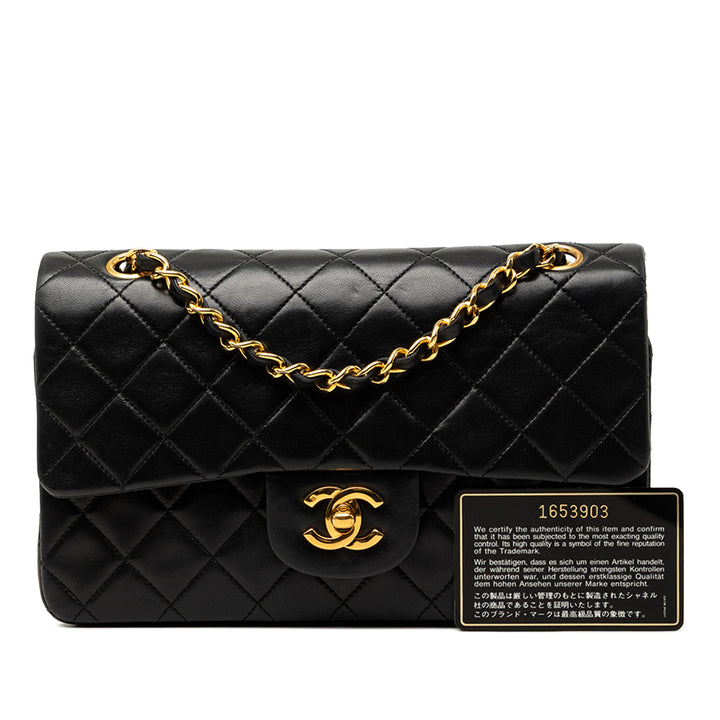 Chanel Small Classic Cuir d’agneau Double rabat
