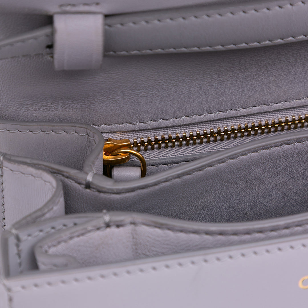 Celine Small Cuir de veau Classic Boîte Violet