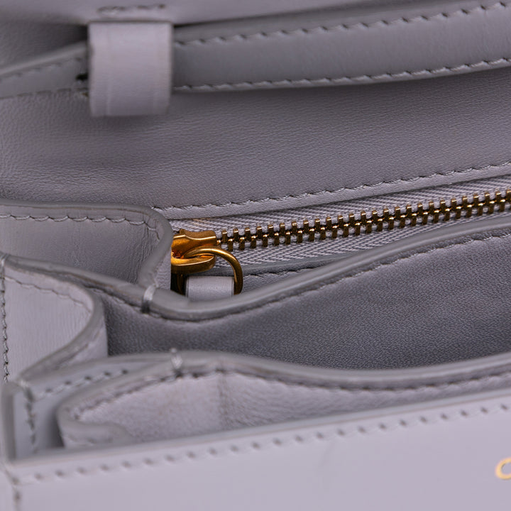 Celine Small Cuir de veau Classic Boîte Violet
