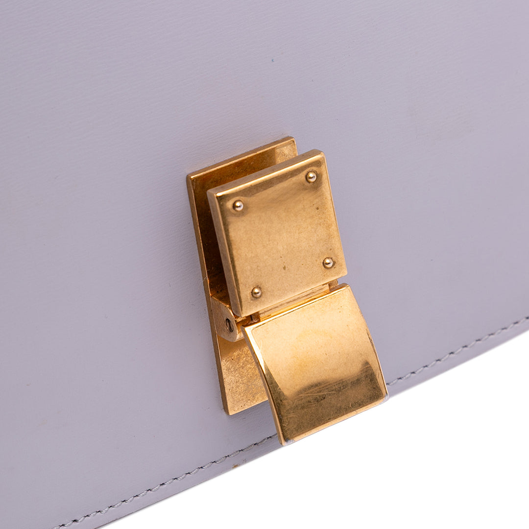 Celine Small Cuir de veau Classic Boîte Violet