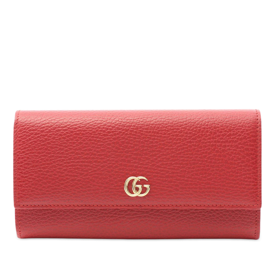 Gucci GG Marmont Cuir Continental Portefeuille