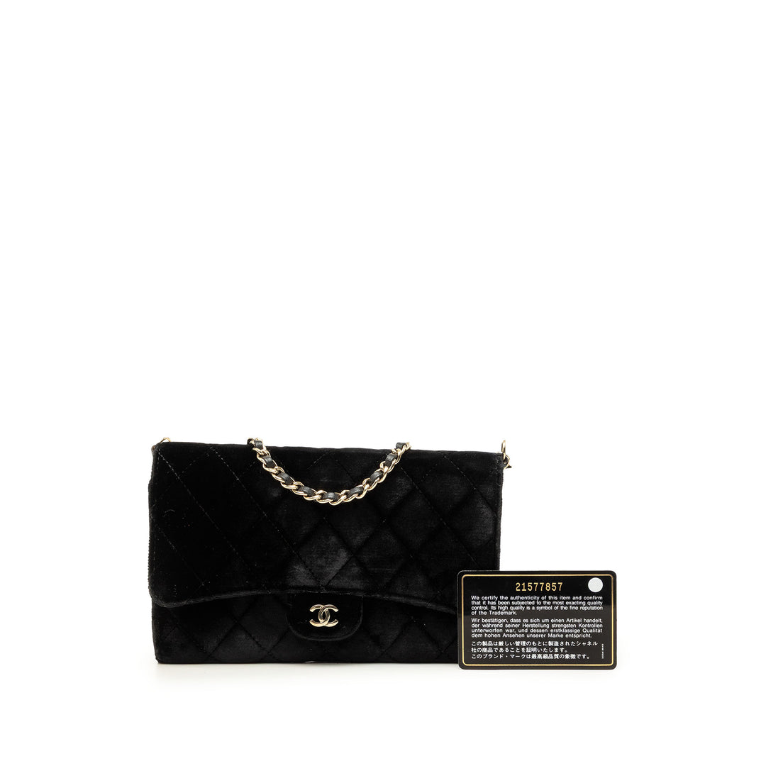 Chanel CC Matelassé Portefeuille on Removable Chaîne Noir – vue 7 – GABY PARIS