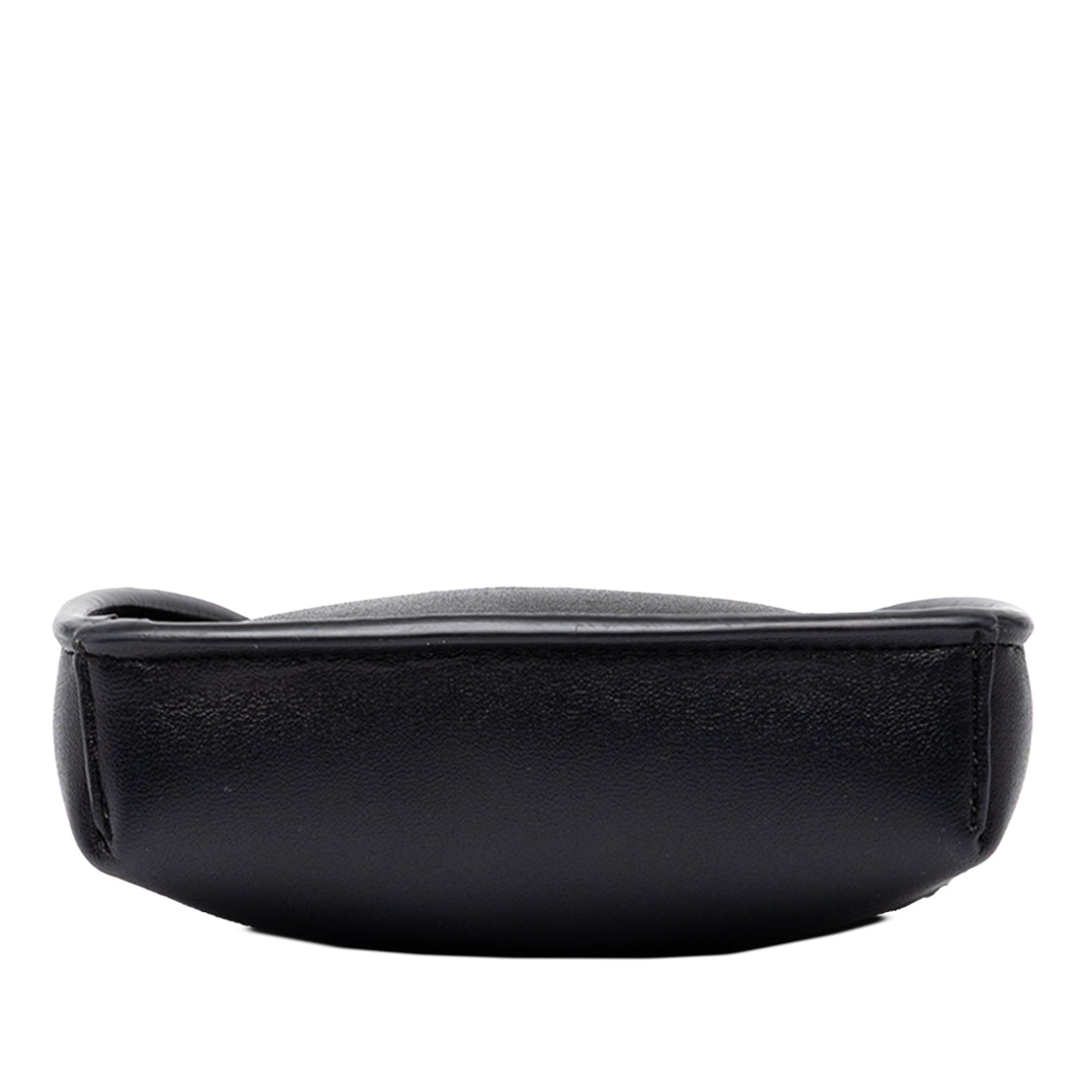 Stella McCartney Sac bandoulière Faux perforé Logo Micro Noir – vue 3 – GABY PARIS