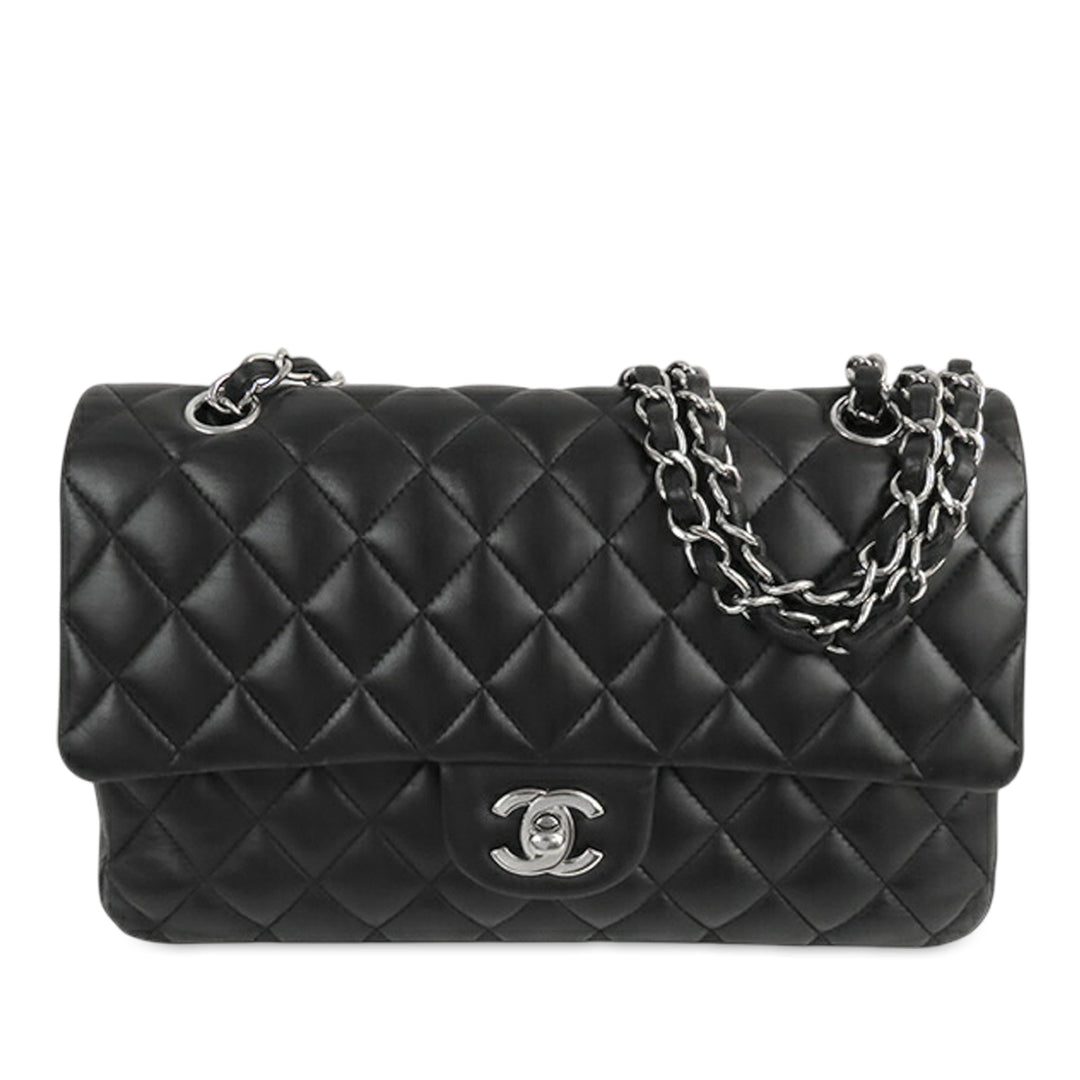 Chanel Medium Classic Cuir d’agneau Double rabat – GABY PARIS Authentique