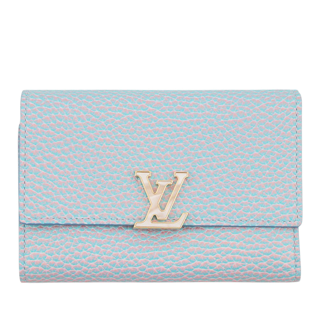 Louis Vuitton Taurillon Capucines Compact Portefeuille